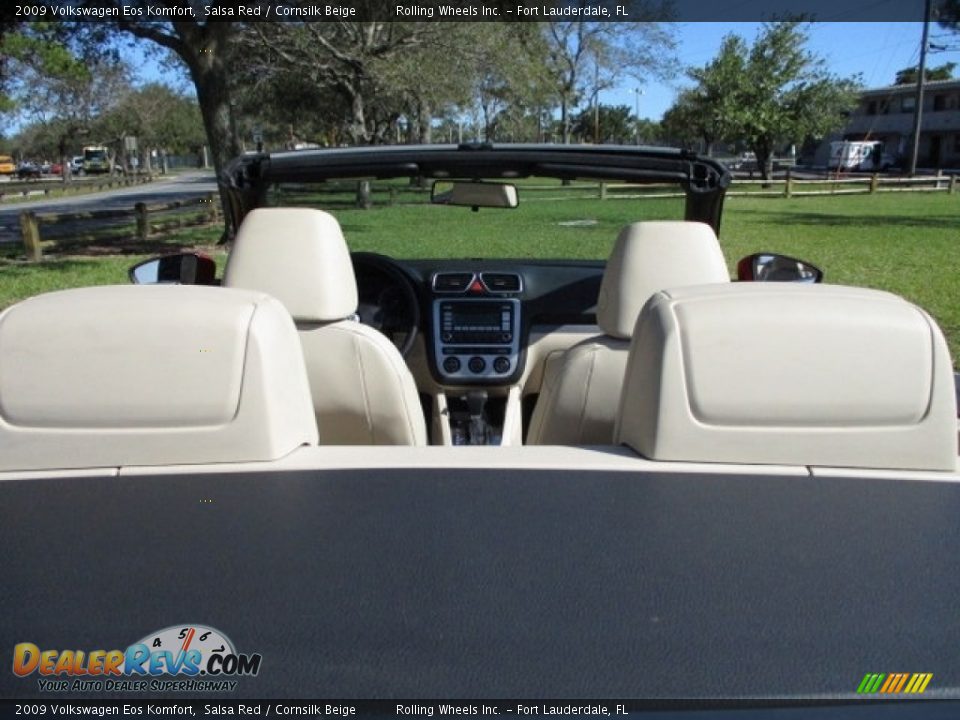 2009 Volkswagen Eos Komfort Salsa Red / Cornsilk Beige Photo #6