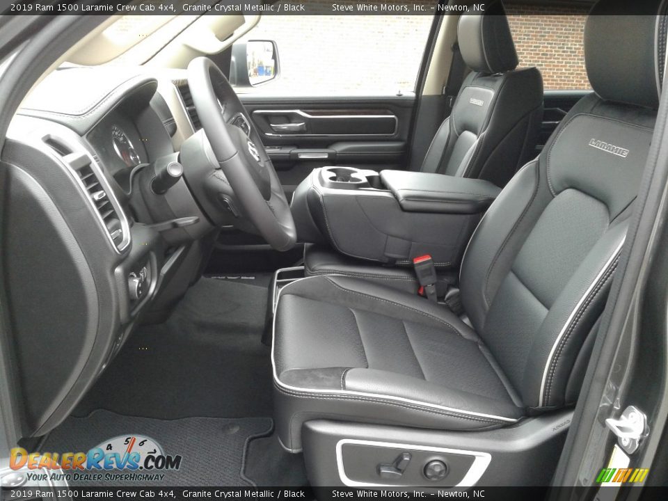 2019 Ram 1500 Laramie Crew Cab 4x4 Granite Crystal Metallic / Black Photo #10