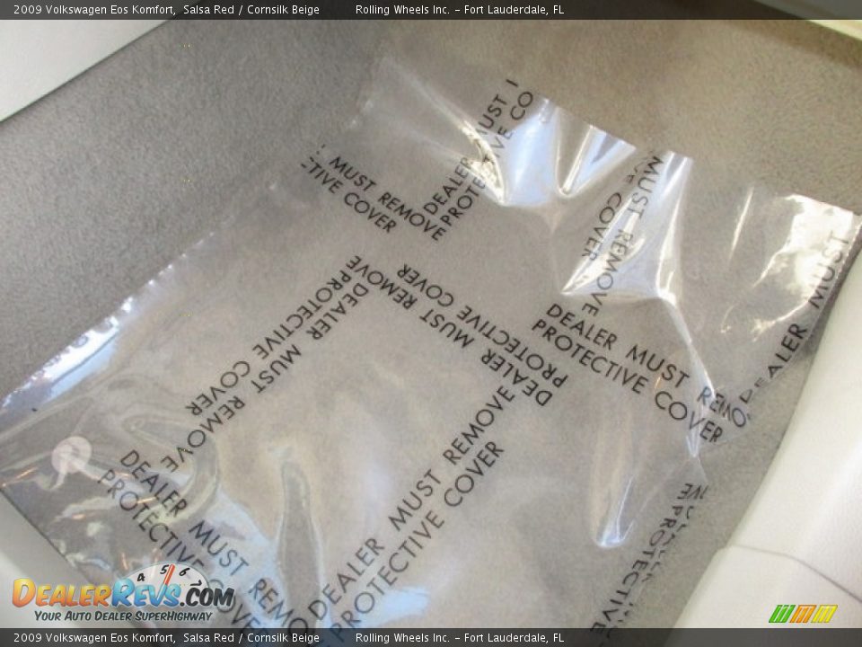 2009 Volkswagen Eos Komfort Salsa Red / Cornsilk Beige Photo #27
