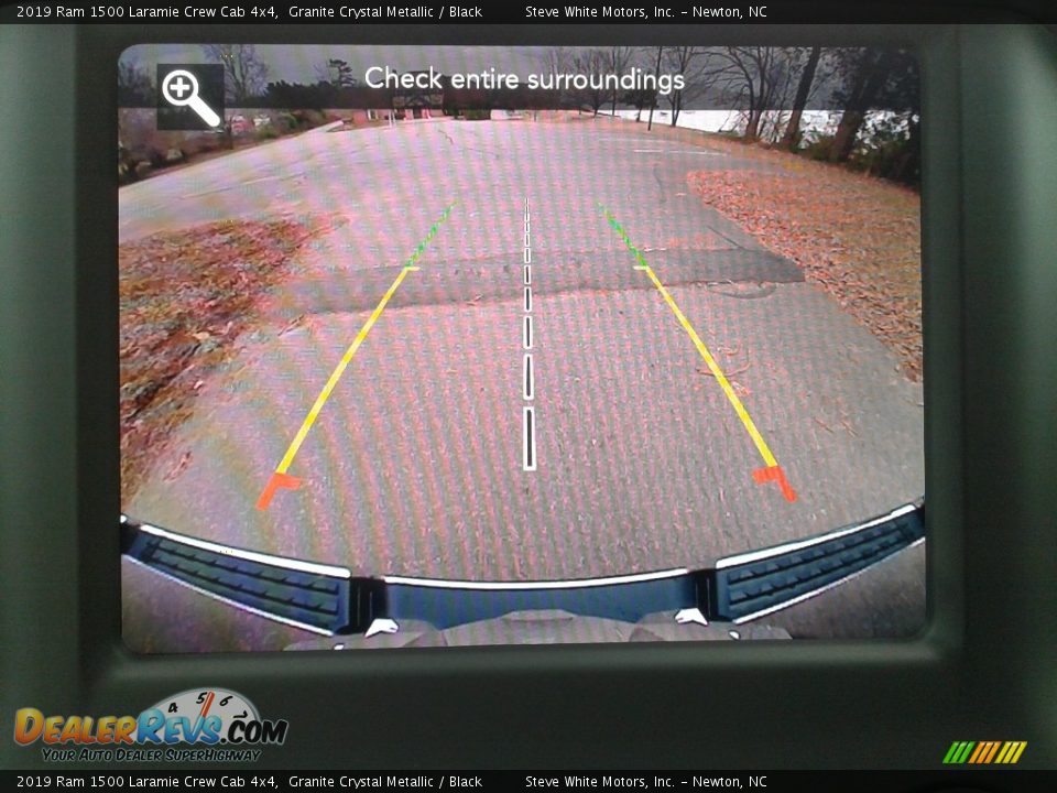 2019 Ram 1500 Laramie Crew Cab 4x4 Granite Crystal Metallic / Black Photo #23