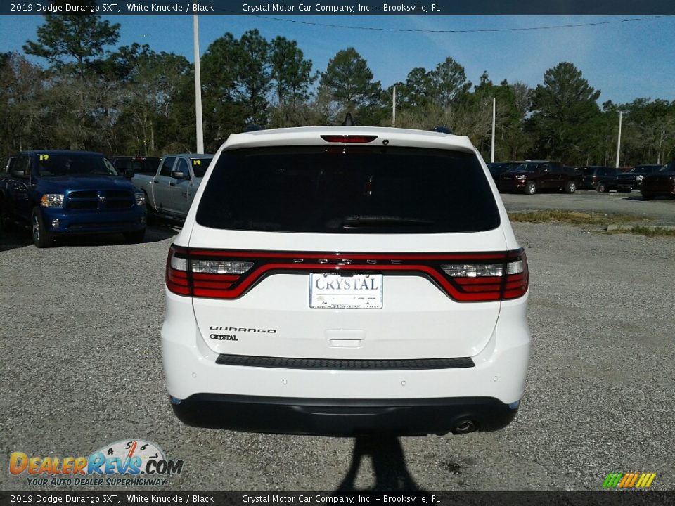 2019 Dodge Durango SXT White Knuckle / Black Photo #4