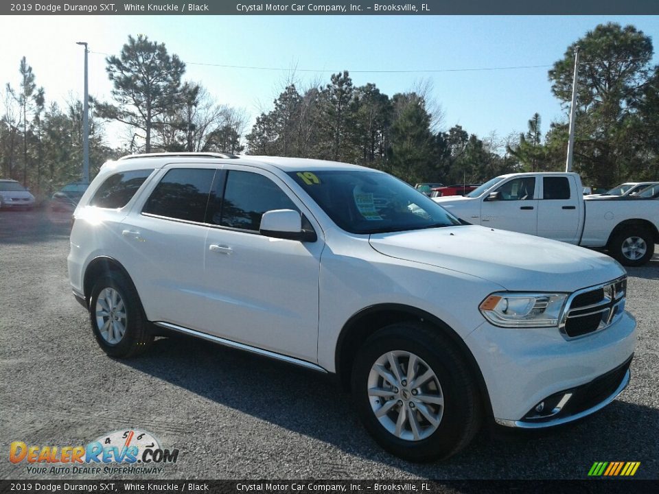 2019 Dodge Durango SXT White Knuckle / Black Photo #7