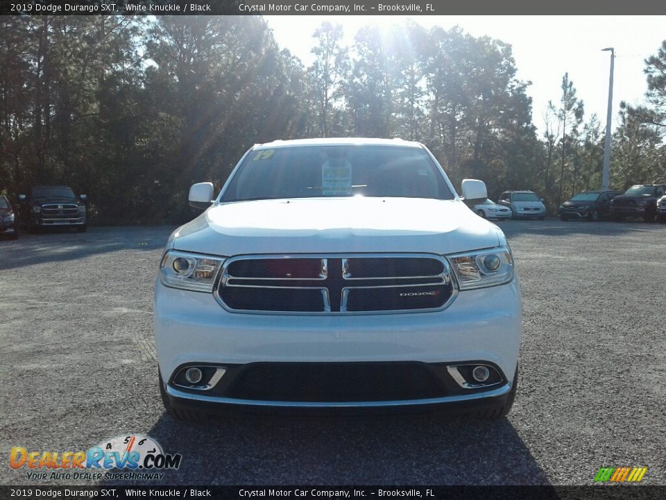 2019 Dodge Durango SXT White Knuckle / Black Photo #8