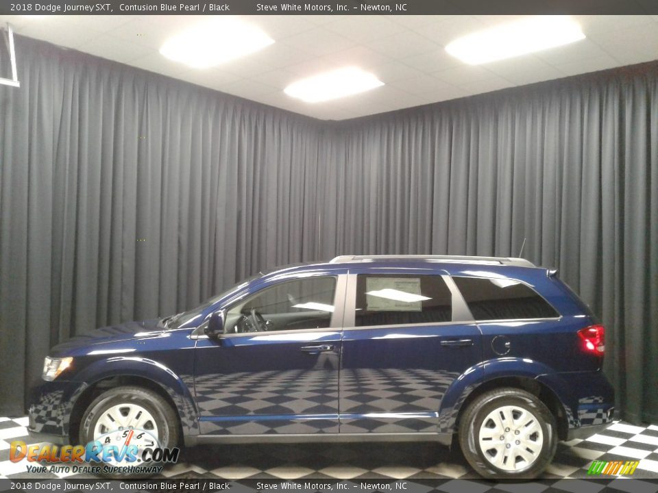 2018 Dodge Journey SXT Contusion Blue Pearl / Black Photo #1