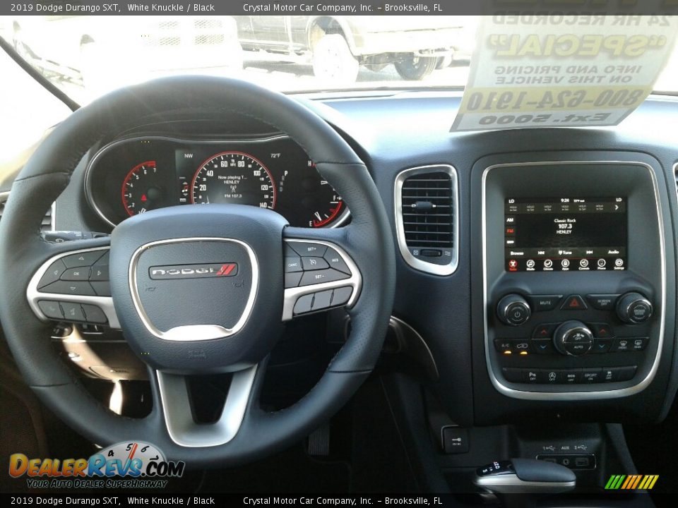 2019 Dodge Durango SXT White Knuckle / Black Photo #13