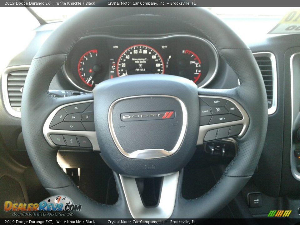 2019 Dodge Durango SXT White Knuckle / Black Photo #14
