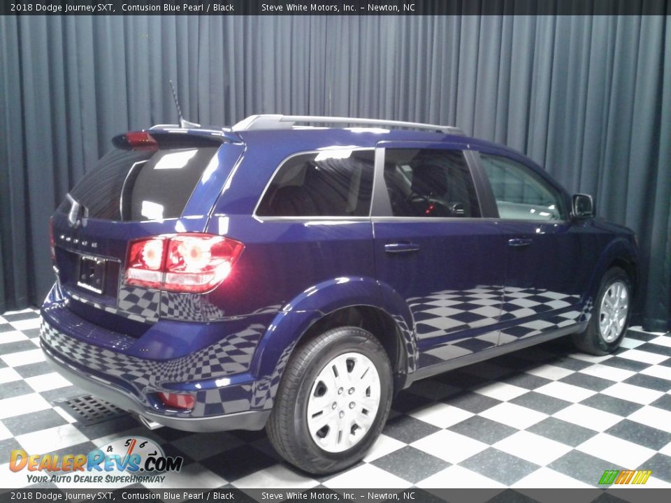 2018 Dodge Journey SXT Contusion Blue Pearl / Black Photo #6
