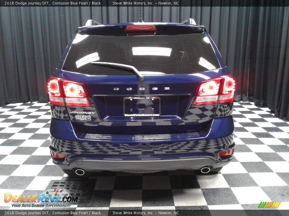 2018 Dodge Journey SXT Contusion Blue Pearl / Black Photo #7
