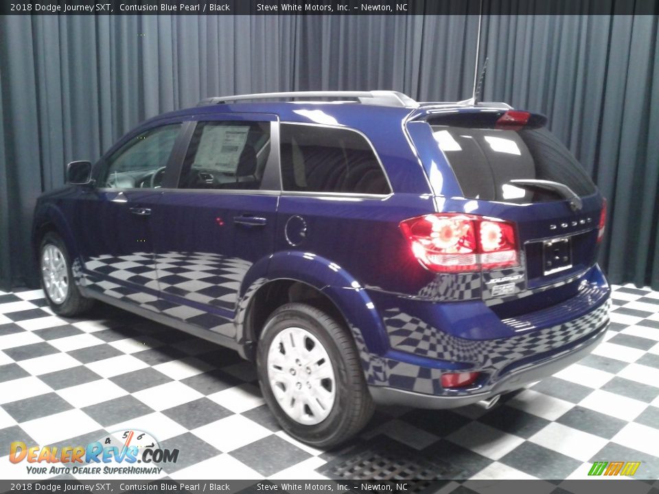 2018 Dodge Journey SXT Contusion Blue Pearl / Black Photo #8