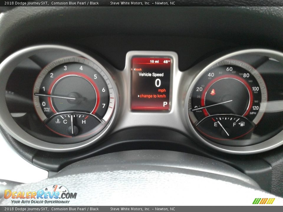 2018 Dodge Journey SXT Contusion Blue Pearl / Black Photo #21