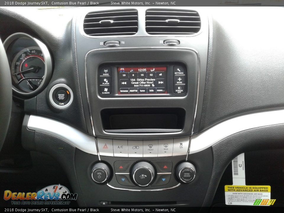 2018 Dodge Journey SXT Contusion Blue Pearl / Black Photo #22