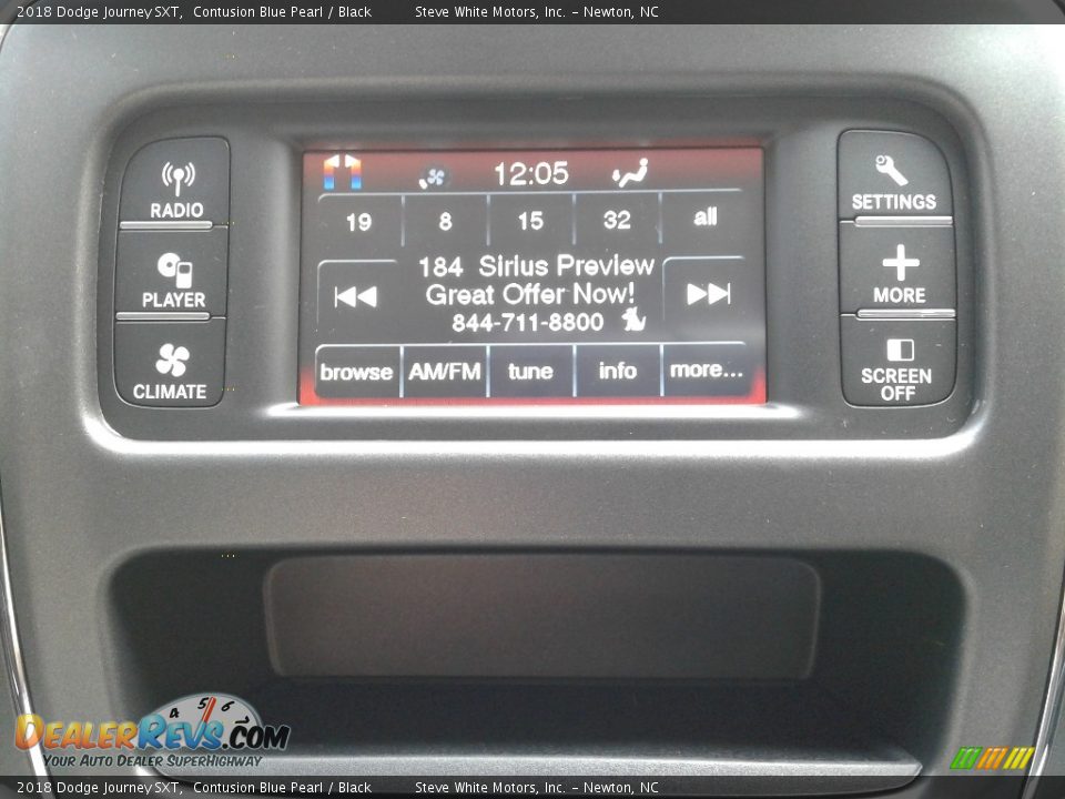 2018 Dodge Journey SXT Contusion Blue Pearl / Black Photo #23