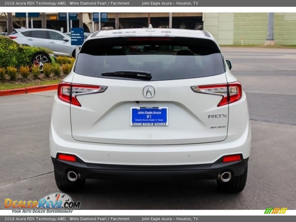 2019 Acura RDX Technology AWD White Diamond Pearl / Parchment Photo #6
