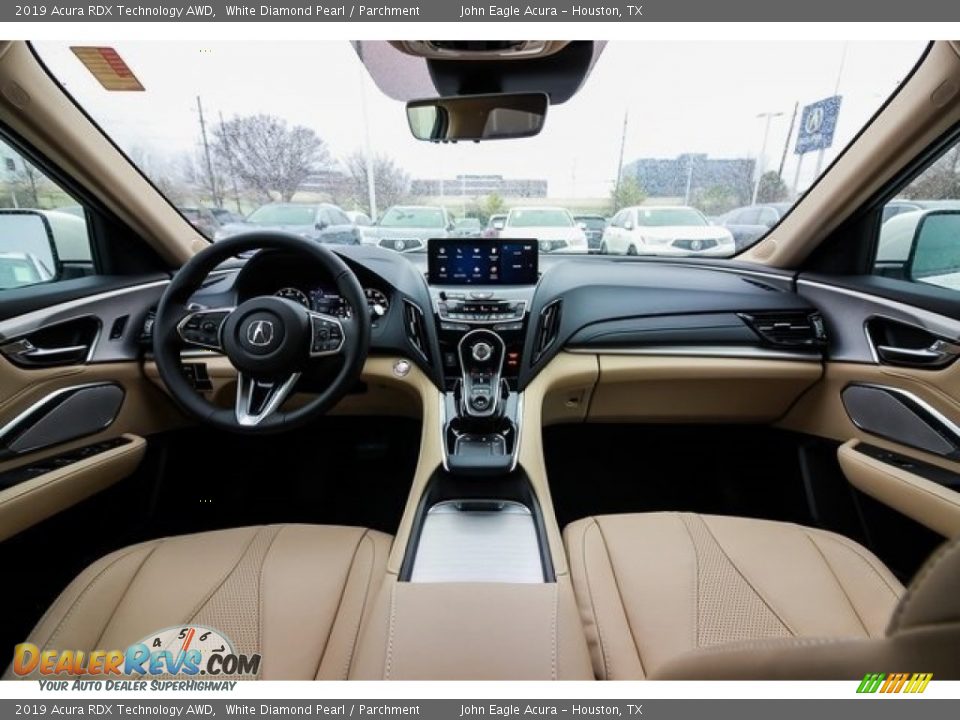 2019 Acura RDX Technology AWD White Diamond Pearl / Parchment Photo #9
