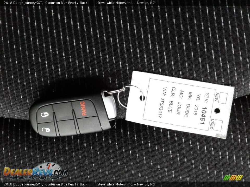 2018 Dodge Journey SXT Contusion Blue Pearl / Black Photo #32