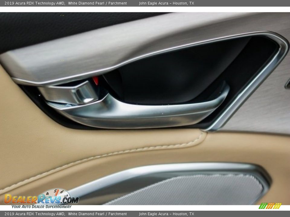 2019 Acura RDX Technology AWD White Diamond Pearl / Parchment Photo #13