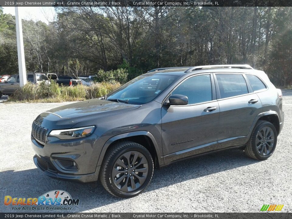 2019 Jeep Cherokee Limited 4x4 Granite Crystal Metallic / Black Photo #1