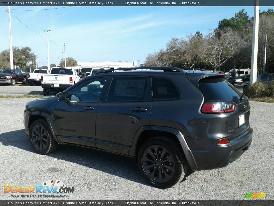 2019 Jeep Cherokee Limited 4x4 Granite Crystal Metallic / Black Photo #3