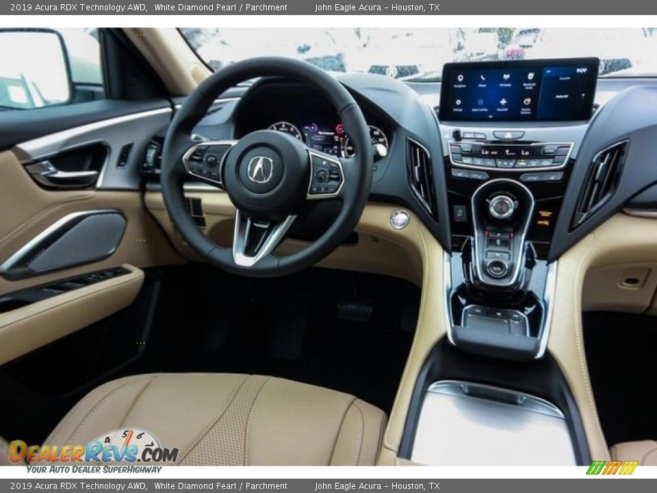 2019 Acura RDX Technology AWD White Diamond Pearl / Parchment Photo #28