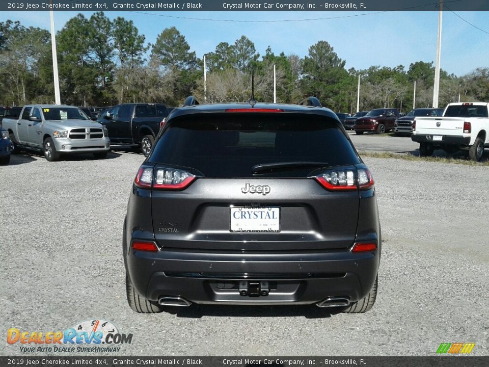 2019 Jeep Cherokee Limited 4x4 Granite Crystal Metallic / Black Photo #4