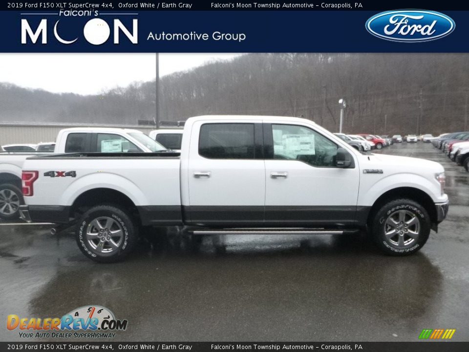 2019 Ford F150 XLT SuperCrew 4x4 Oxford White / Earth Gray Photo #1