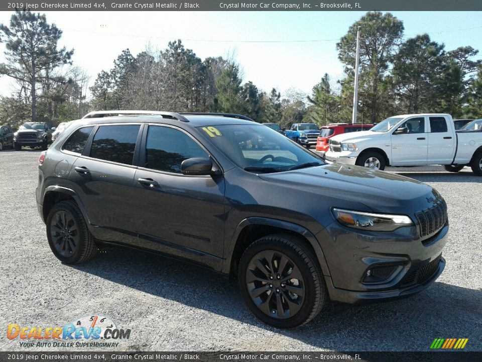 2019 Jeep Cherokee Limited 4x4 Granite Crystal Metallic / Black Photo #7