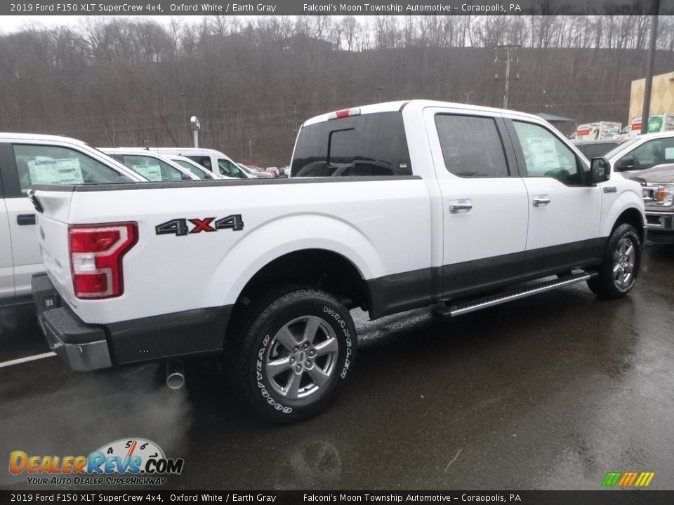 2019 Ford F150 XLT SuperCrew 4x4 Oxford White / Earth Gray Photo #2