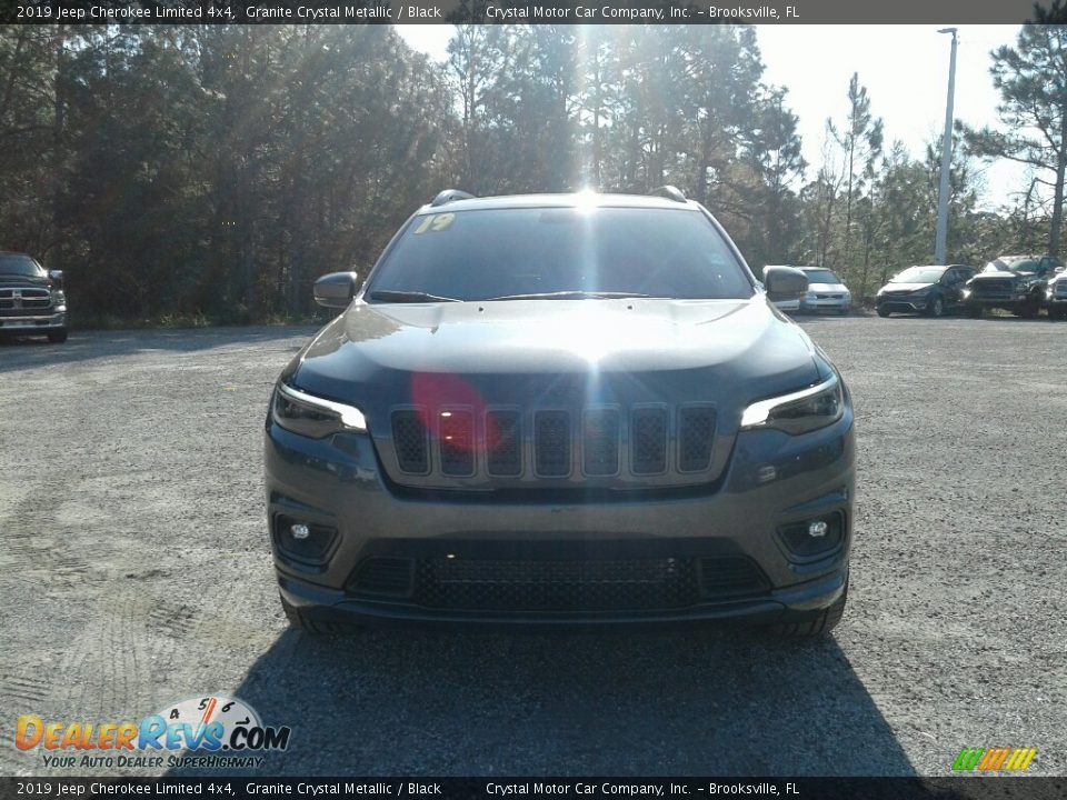 2019 Jeep Cherokee Limited 4x4 Granite Crystal Metallic / Black Photo #8