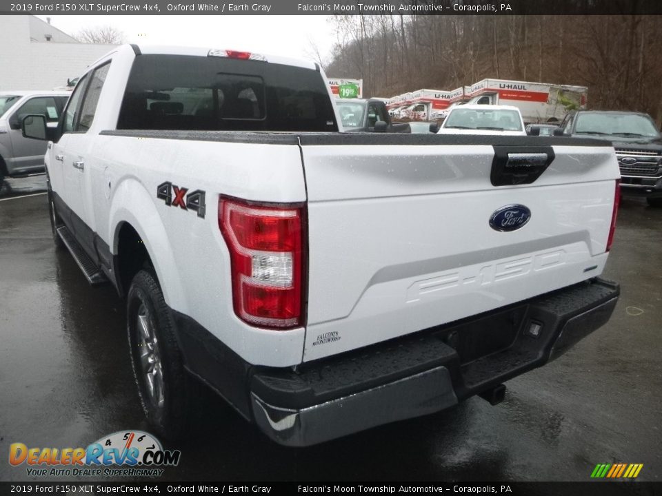 2019 Ford F150 XLT SuperCrew 4x4 Oxford White / Earth Gray Photo #6