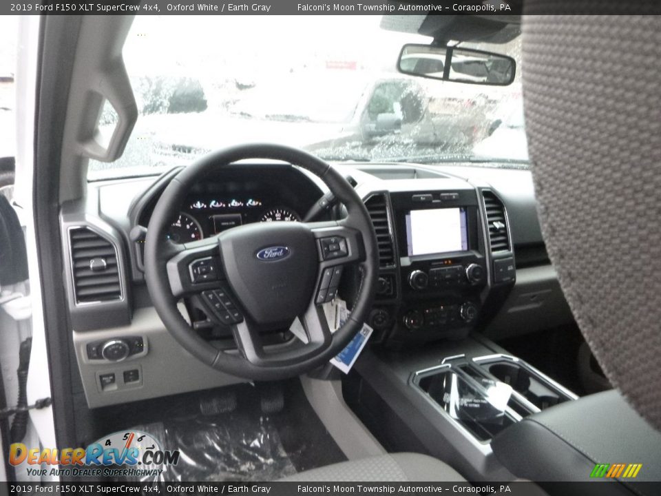 2019 Ford F150 XLT SuperCrew 4x4 Oxford White / Earth Gray Photo #8