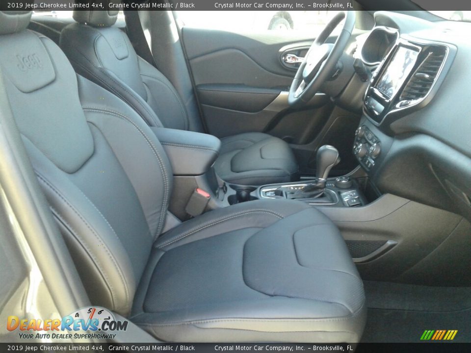 2019 Jeep Cherokee Limited 4x4 Granite Crystal Metallic / Black Photo #12