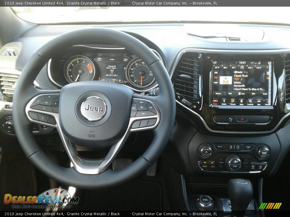 2019 Jeep Cherokee Limited 4x4 Granite Crystal Metallic / Black Photo #13