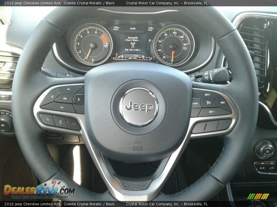 2019 Jeep Cherokee Limited 4x4 Granite Crystal Metallic / Black Photo #14