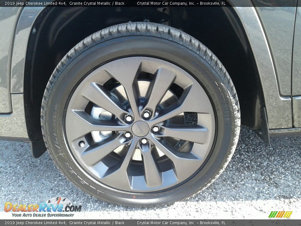 2019 Jeep Cherokee Limited 4x4 Granite Crystal Metallic / Black Photo #20