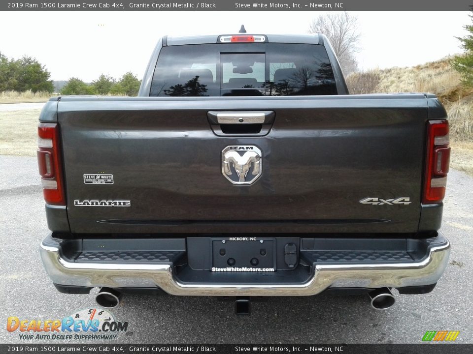2019 Ram 1500 Laramie Crew Cab 4x4 Granite Crystal Metallic / Black Photo #7