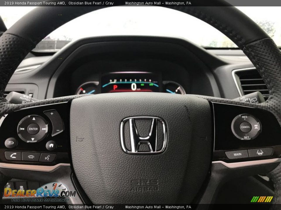2019 Honda Passport Touring AWD Steering Wheel Photo #20