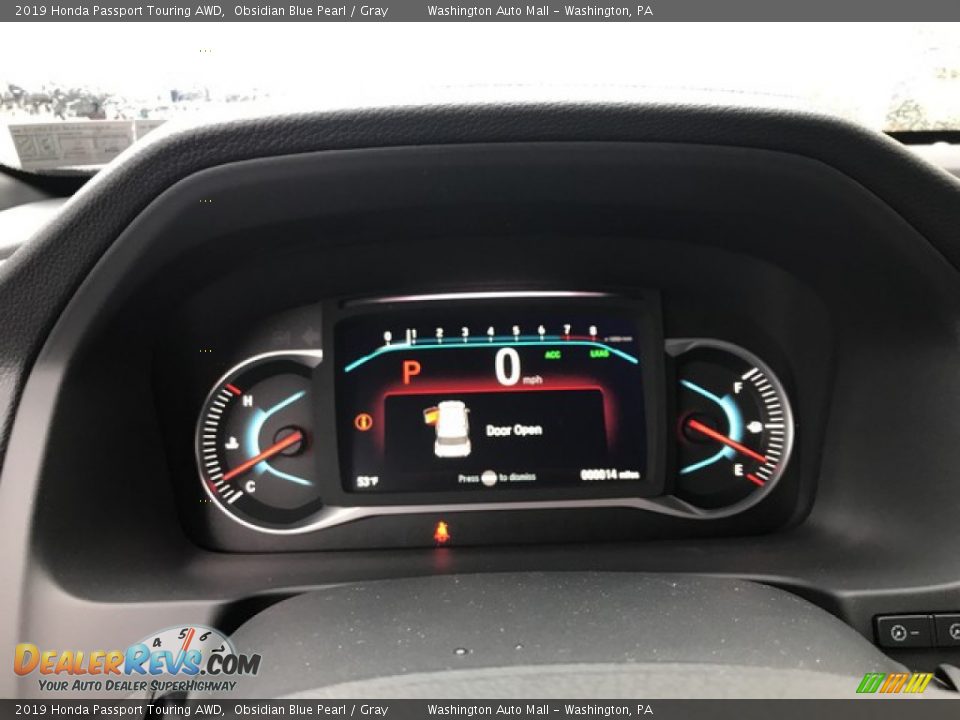 2019 Honda Passport Touring AWD Gauges Photo #21