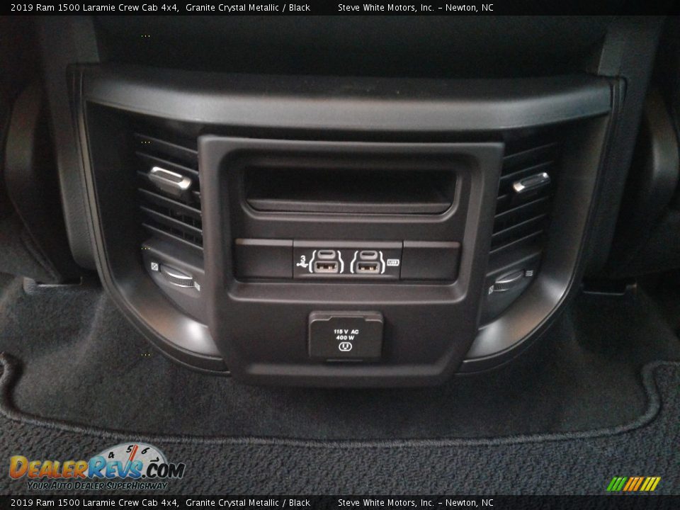 2019 Ram 1500 Laramie Crew Cab 4x4 Granite Crystal Metallic / Black Photo #14