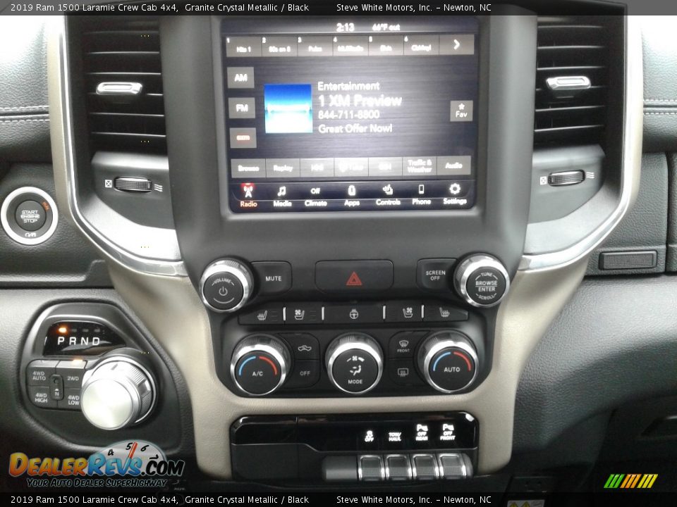 2019 Ram 1500 Laramie Crew Cab 4x4 Granite Crystal Metallic / Black Photo #22
