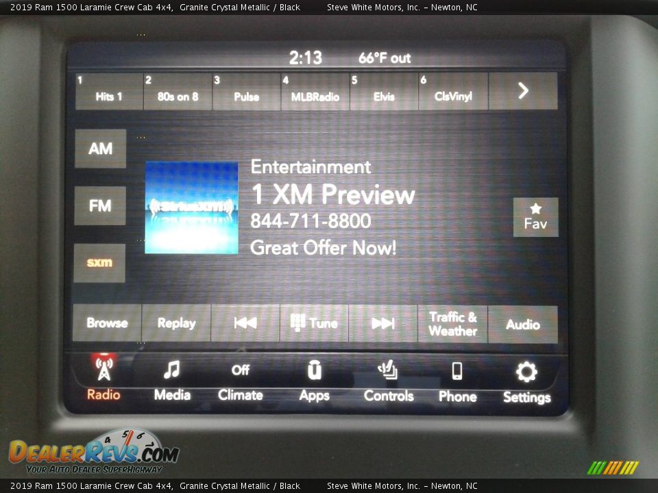 2019 Ram 1500 Laramie Crew Cab 4x4 Granite Crystal Metallic / Black Photo #23