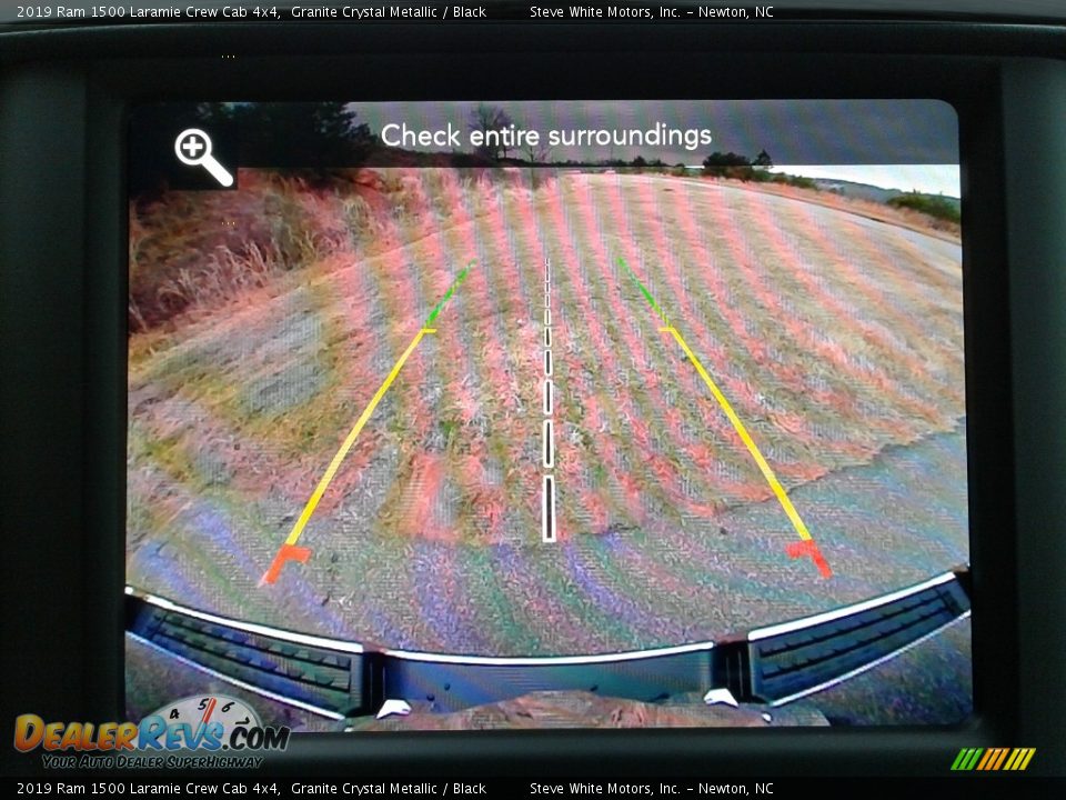 2019 Ram 1500 Laramie Crew Cab 4x4 Granite Crystal Metallic / Black Photo #24