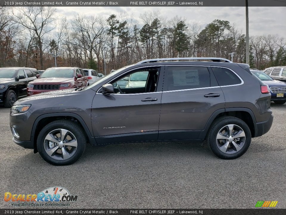 2019 Jeep Cherokee Limited 4x4 Granite Crystal Metallic / Black Photo #3