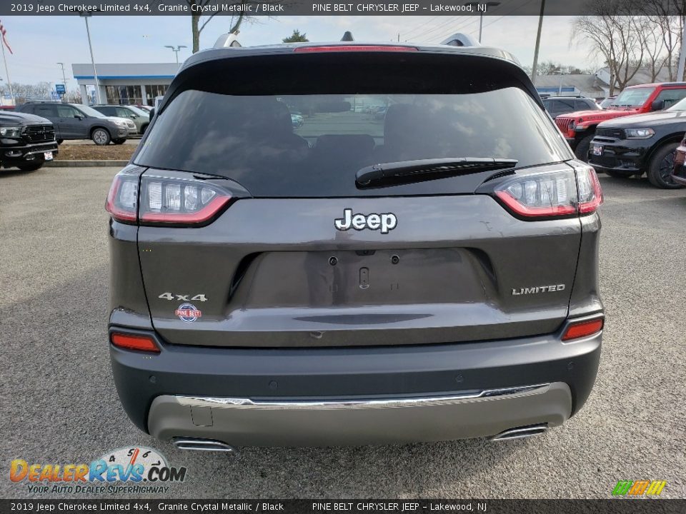 2019 Jeep Cherokee Limited 4x4 Granite Crystal Metallic / Black Photo #5