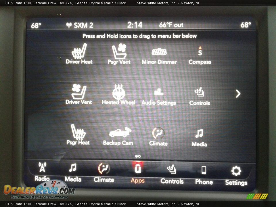 2019 Ram 1500 Laramie Crew Cab 4x4 Granite Crystal Metallic / Black Photo #28