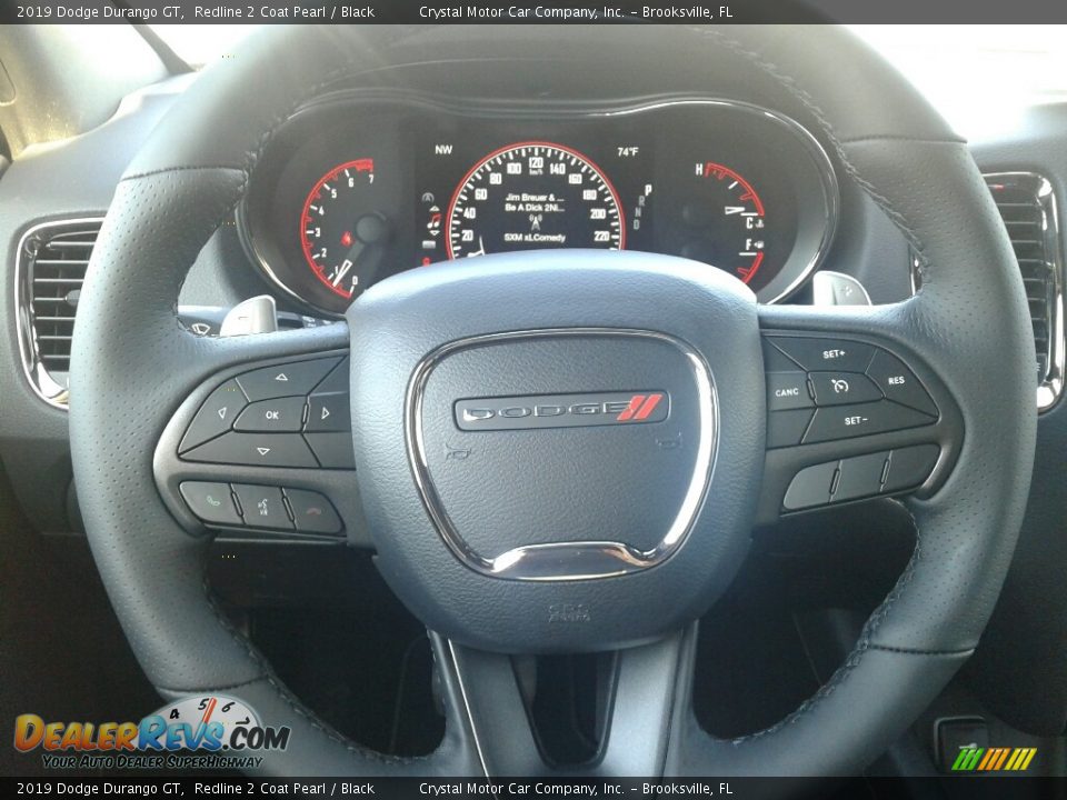 2019 Dodge Durango GT Redline 2 Coat Pearl / Black Photo #14