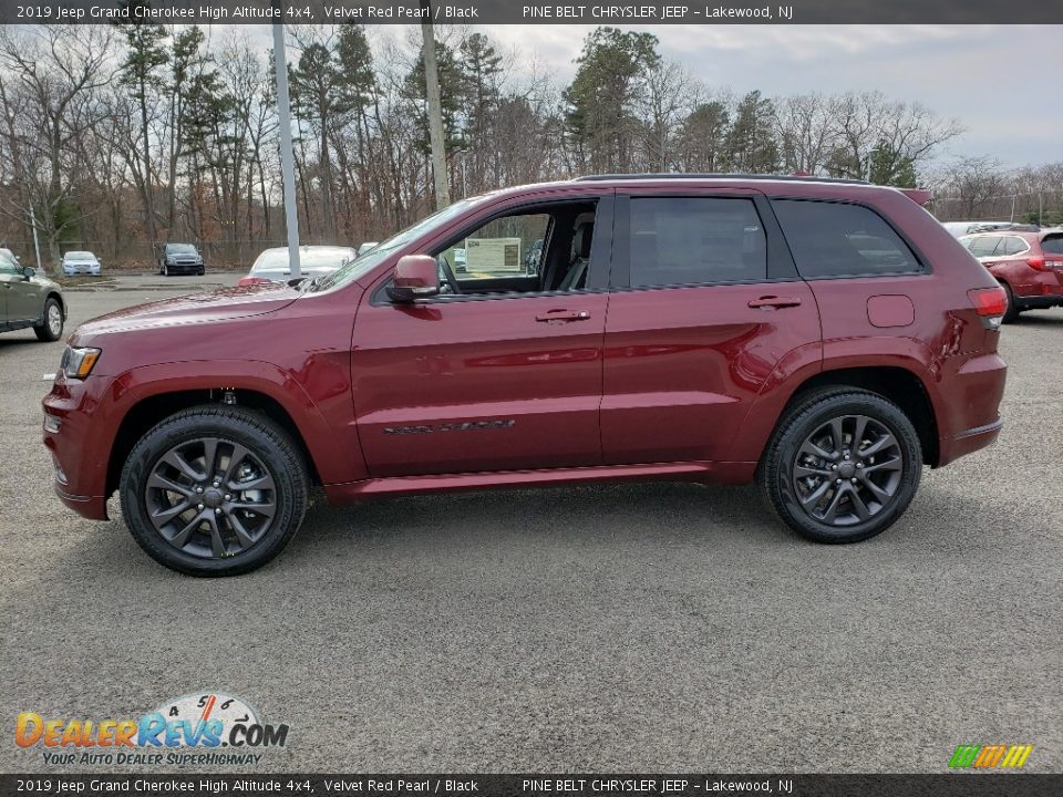 2019 Jeep Grand Cherokee High Altitude 4x4 Velvet Red Pearl / Black Photo #3