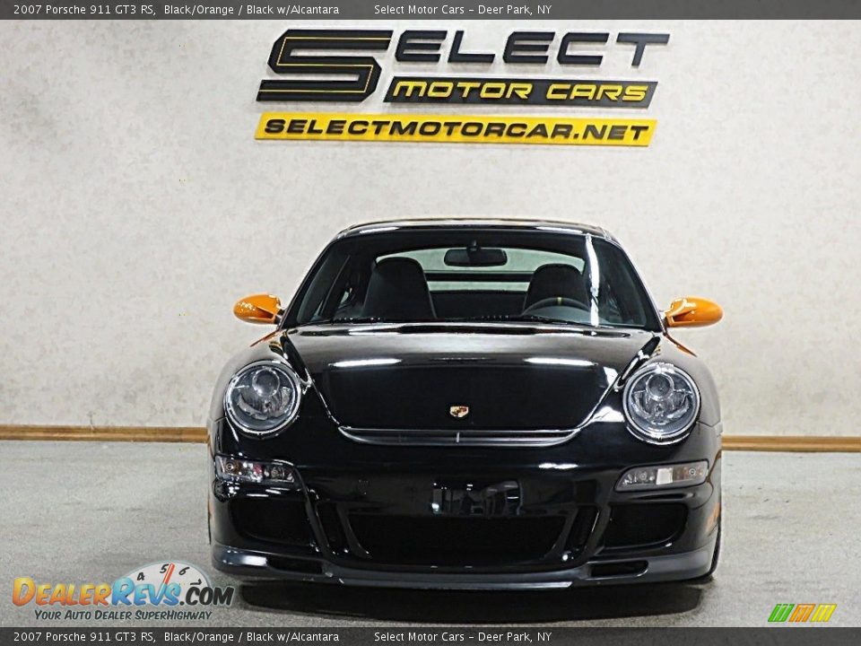 2007 Porsche 911 GT3 RS Black/Orange / Black w/Alcantara Photo #2