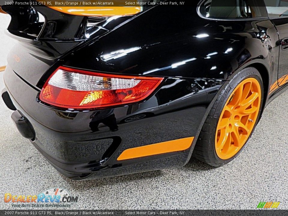 2007 Porsche 911 GT3 RS Black/Orange / Black w/Alcantara Photo #6