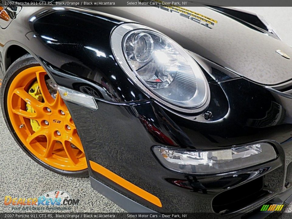 2007 Porsche 911 GT3 RS Black/Orange / Black w/Alcantara Photo #8