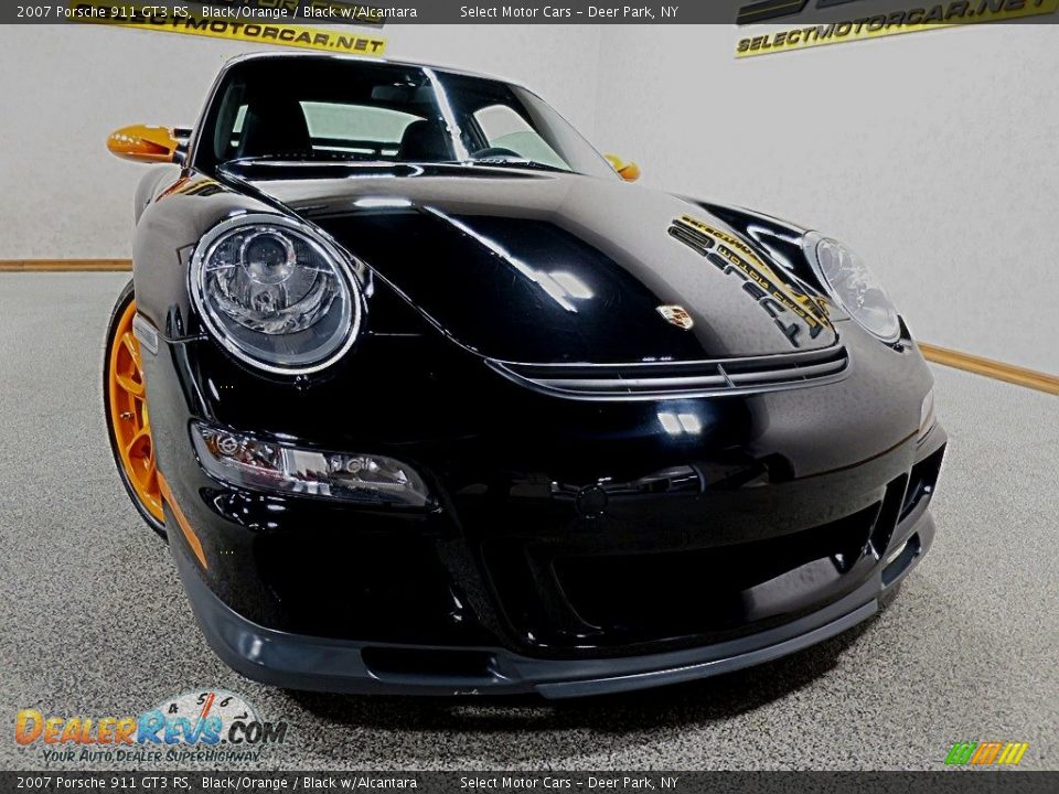 2007 Porsche 911 GT3 RS Black/Orange / Black w/Alcantara Photo #11